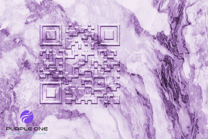 PurpleOne-QRCode-statique<br />
QR Code figé dans le marbre