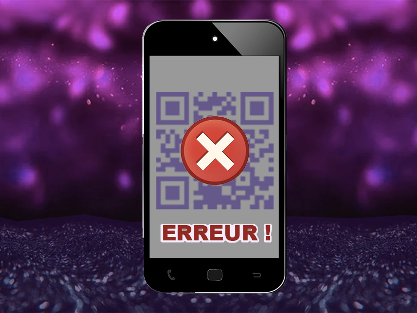 QR Code en erreur